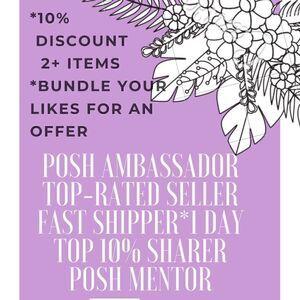 👒POSH AMBASSADOR👒TOP-RATED SELLER👒FAST SHIPPER 